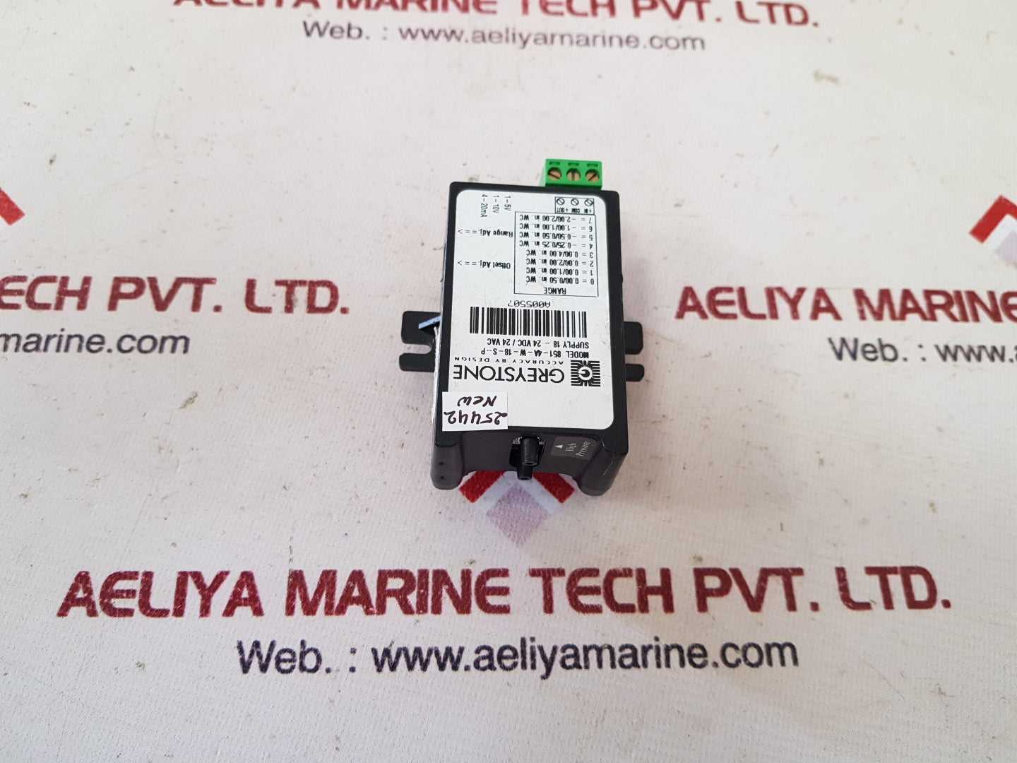Greystone 851-4a-w-18-s-p low pressure transducers 851d4w