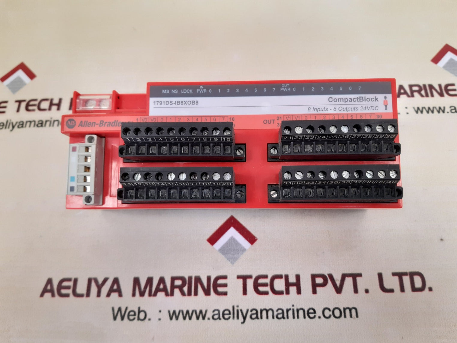 Allen-bradley 1791ds-ib8xob8 ser.a compact block ver.02