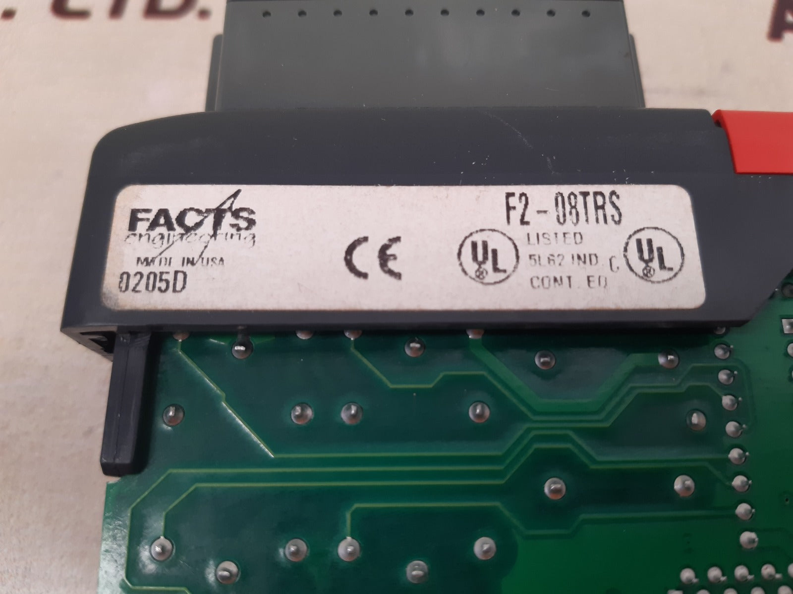 Facts f2-08trs relay output module