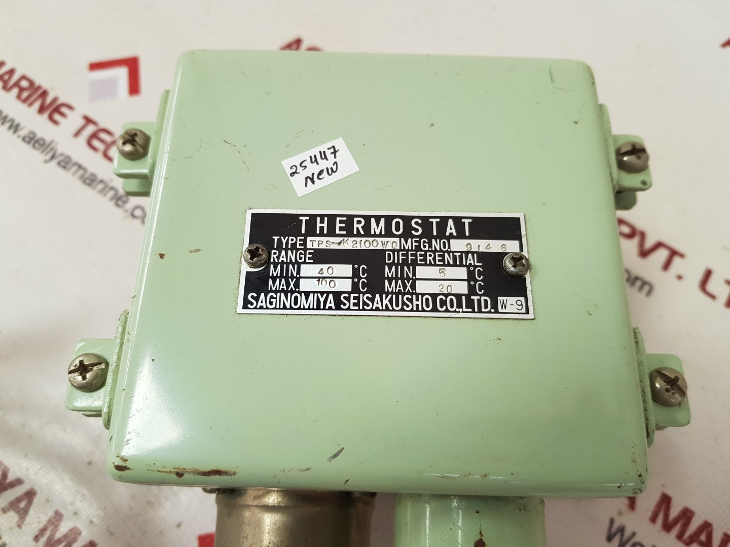 Saginomiya seisakusho tps-k2100wq temperature controls