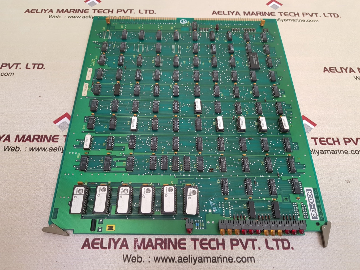 Allen-bradley 635537 rev-2 control board 8000-gb