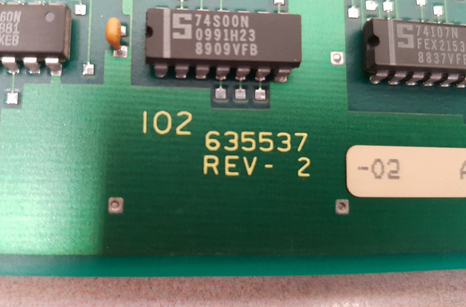 Allen-bradley 635537 rev-2 control board 8000-gb