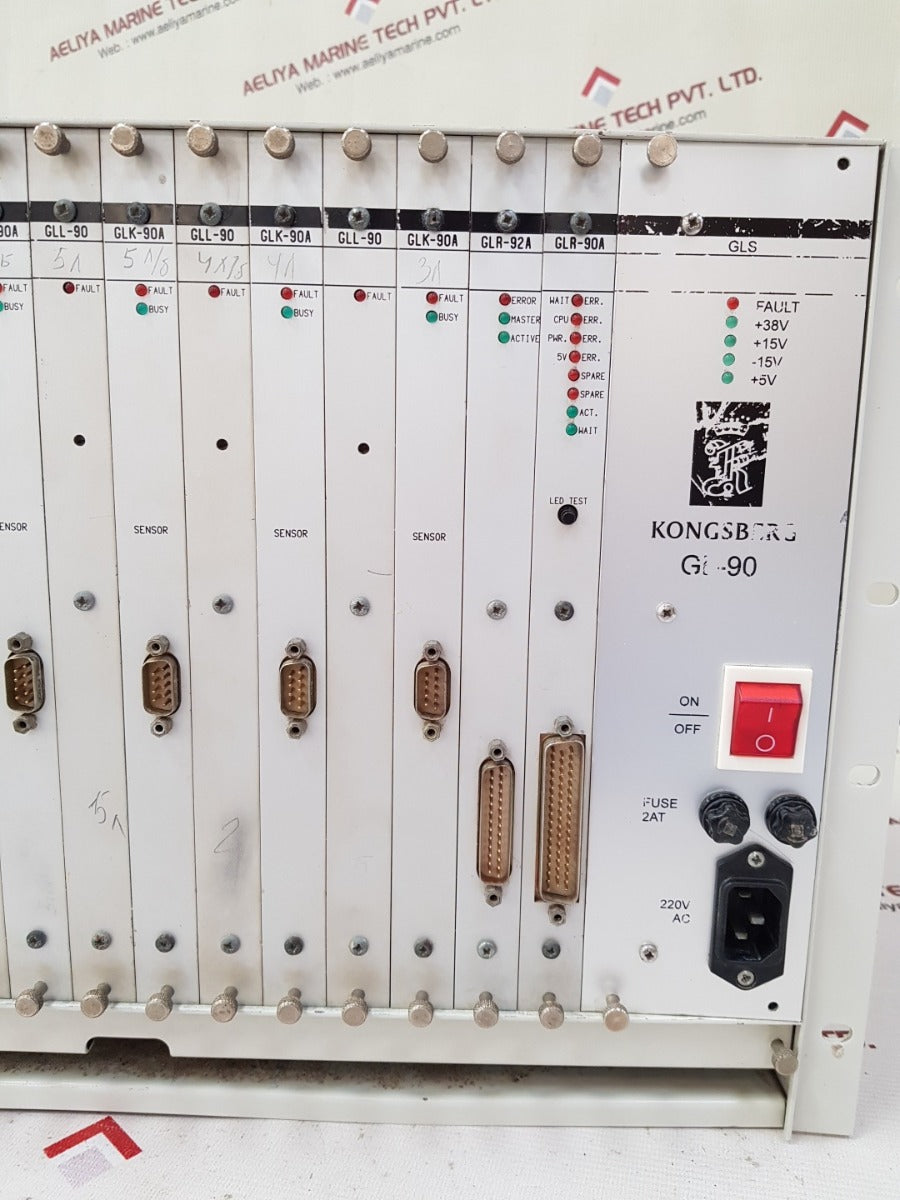Kongsberg/Autronica gll-90,glk-90,glk-90a,glr-92a,glr-90a module rack 