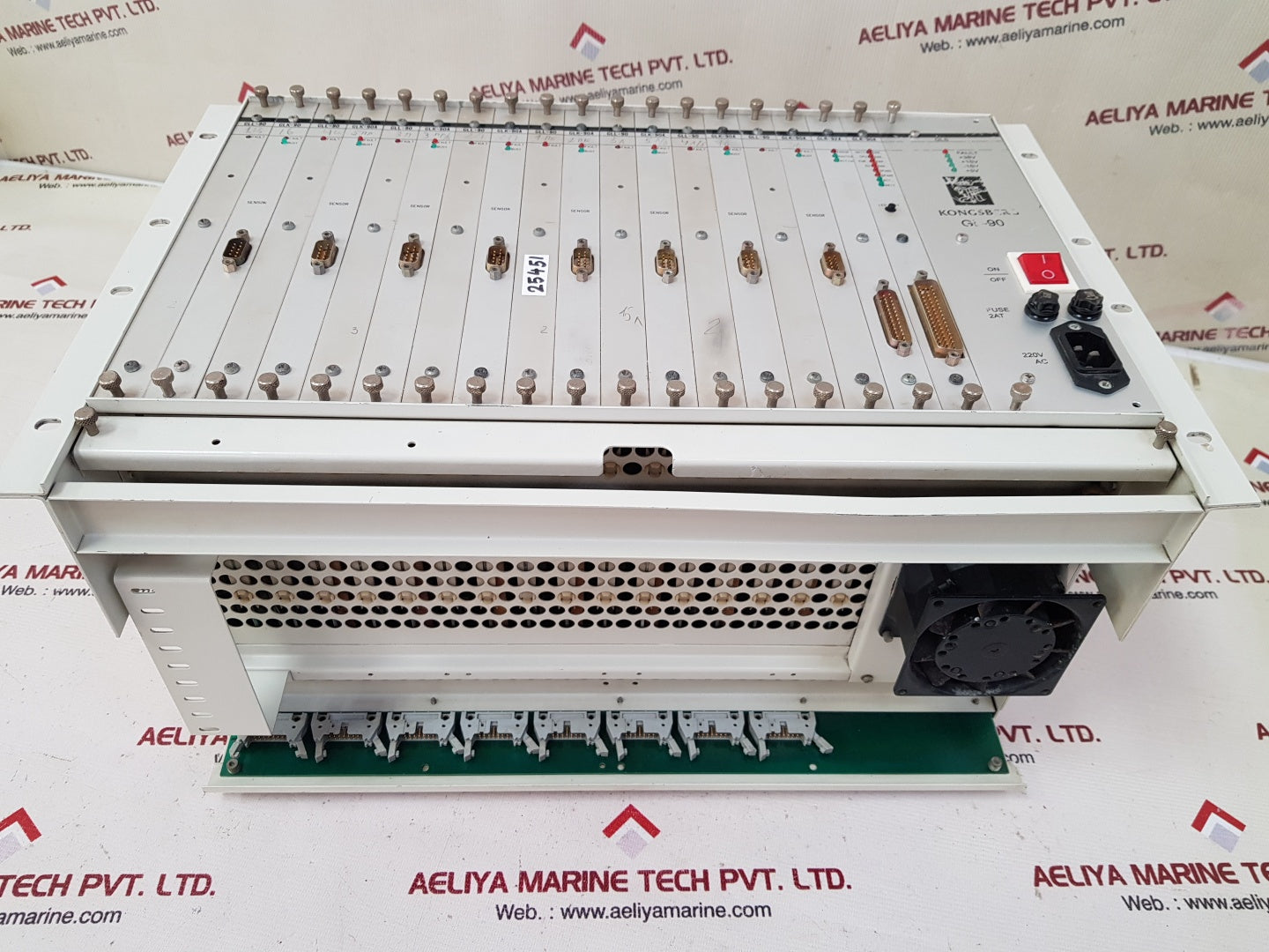 Kongsberg/Autronica gll-90,glk-90,glk-90a,glr-92a,glr-90a module rack 