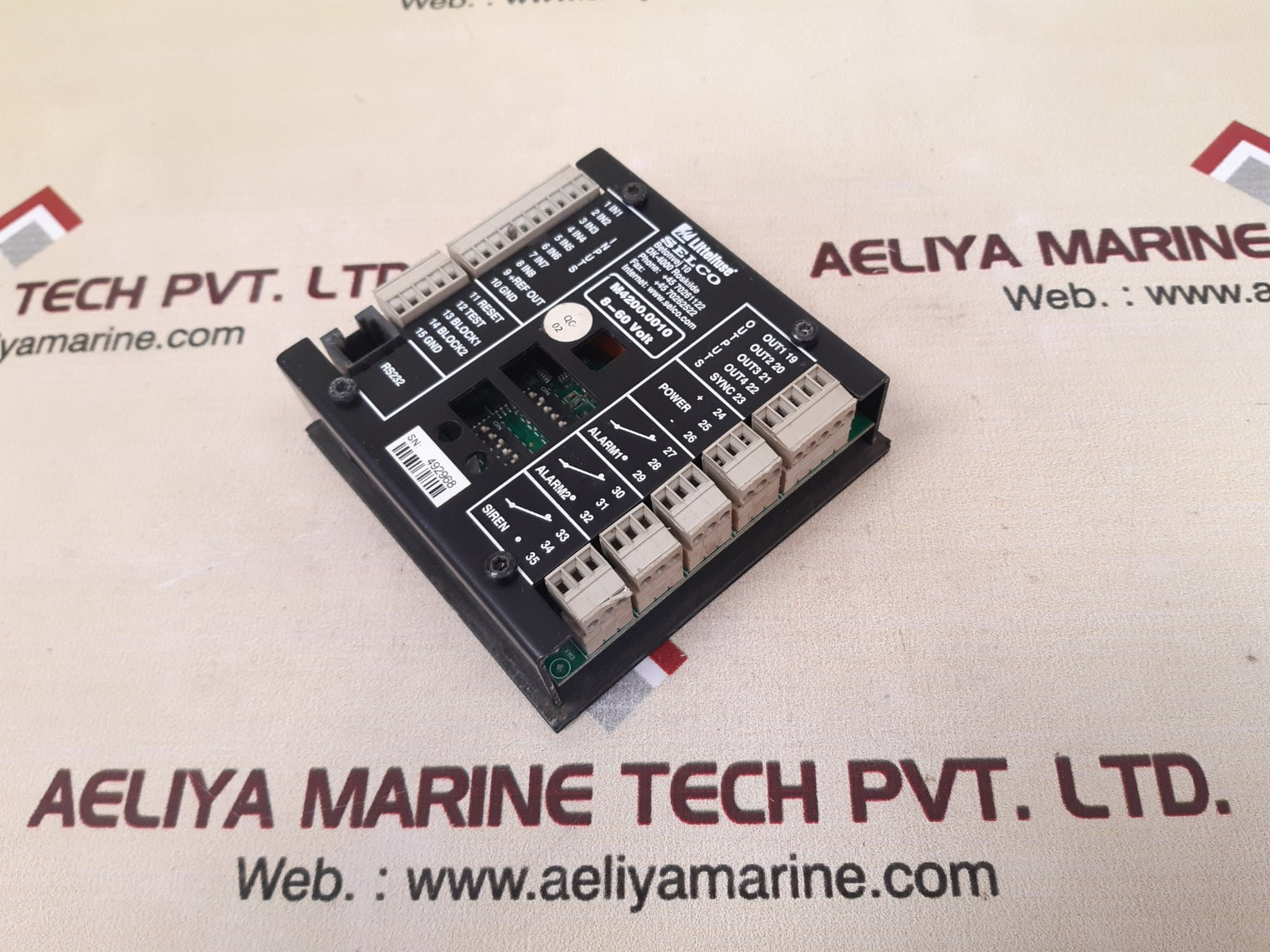 Selco m4200.0010 alarm monitor 8-60v