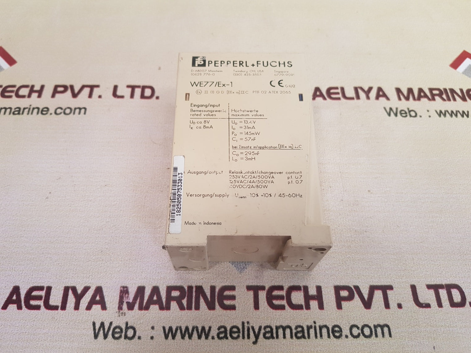 Pepperl+fuchs we77/ex-1 Switching amplifier 129197