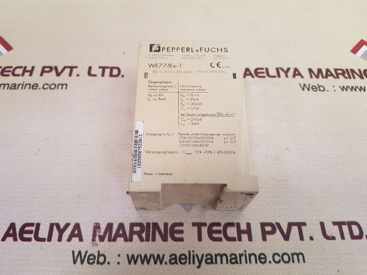 Pepperl+fuchs we77/ex-1 Switching amplifier 129197