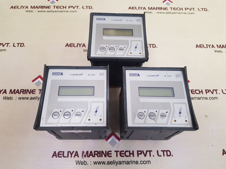 Bender Ir1570W-435 Insulation Monitoring Device B91044000W Relay Ac 230 5A