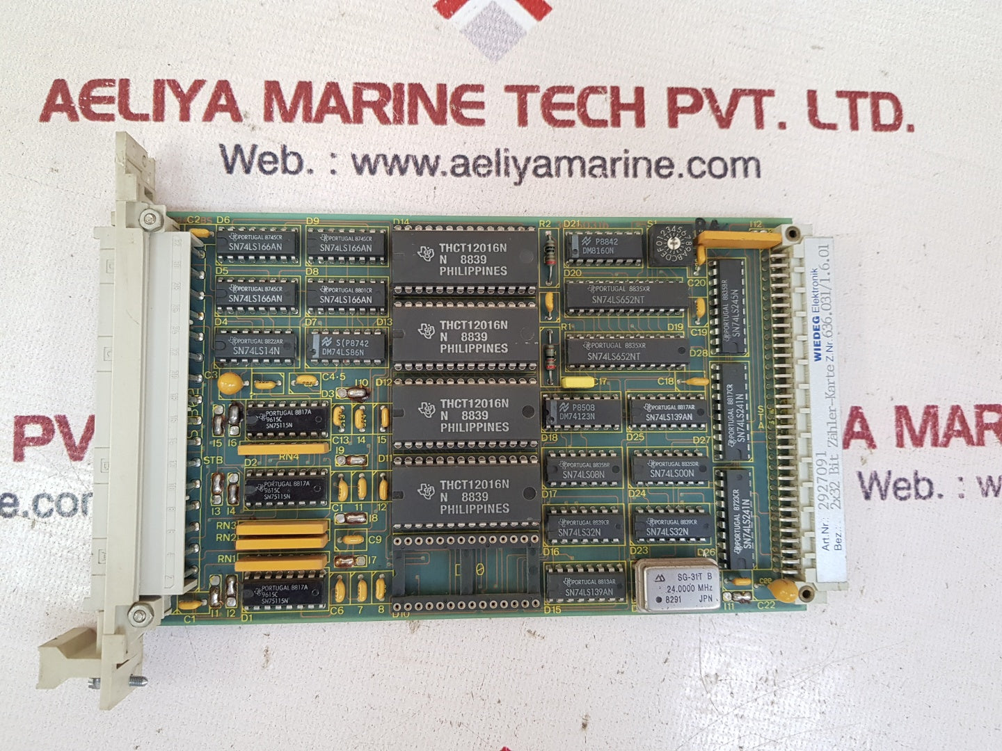 Wiedeg elektronik 2927091 counter card 636.031