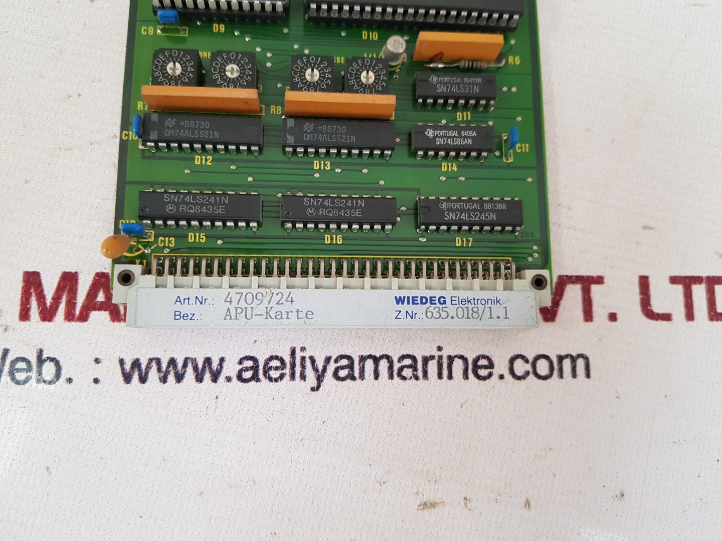 Wiedeg elektronik 4709724 apu-card 635.018/1.1