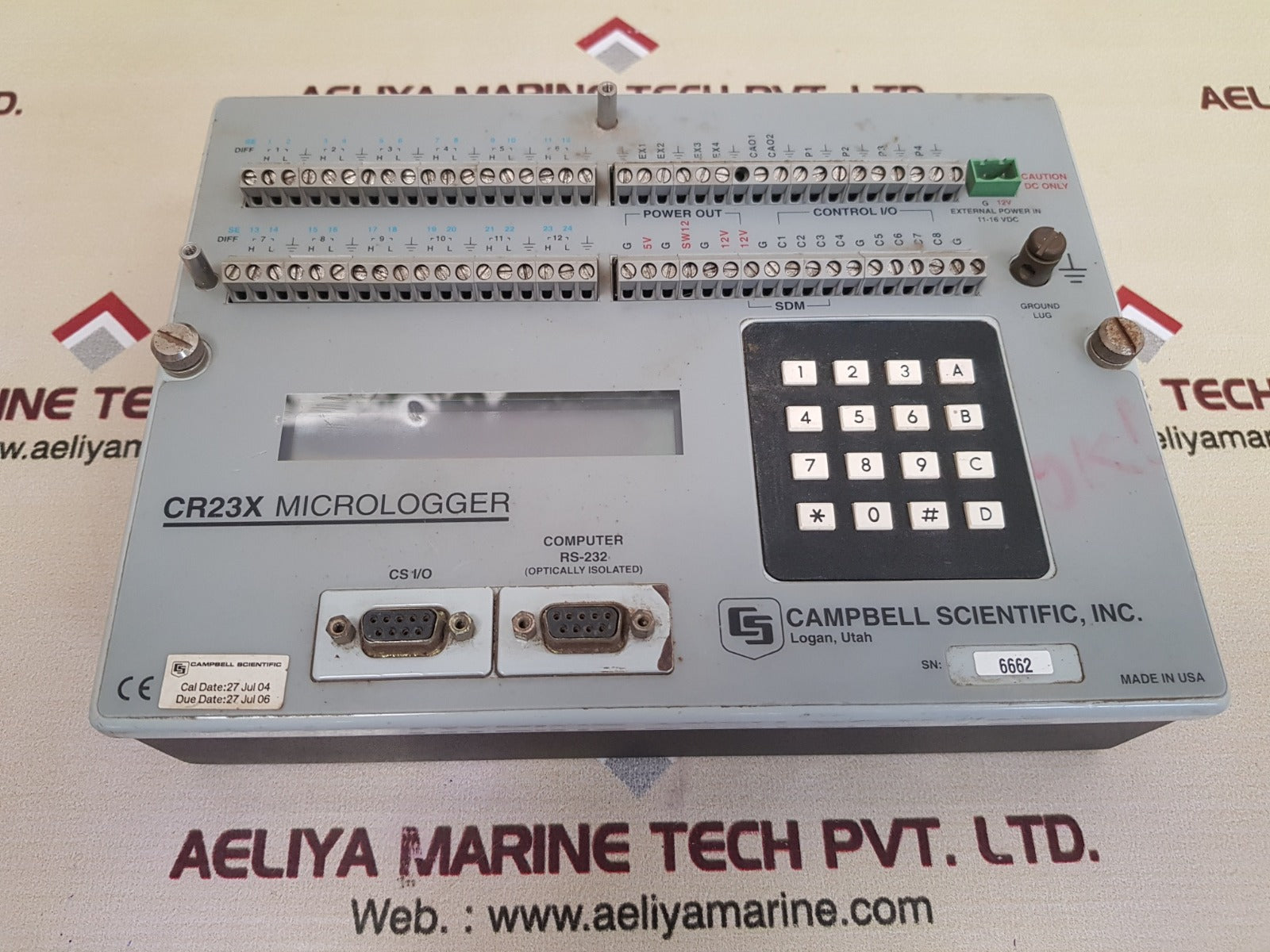 Campbell scientific cr23x micrologger – Aeliya Marine Tech®