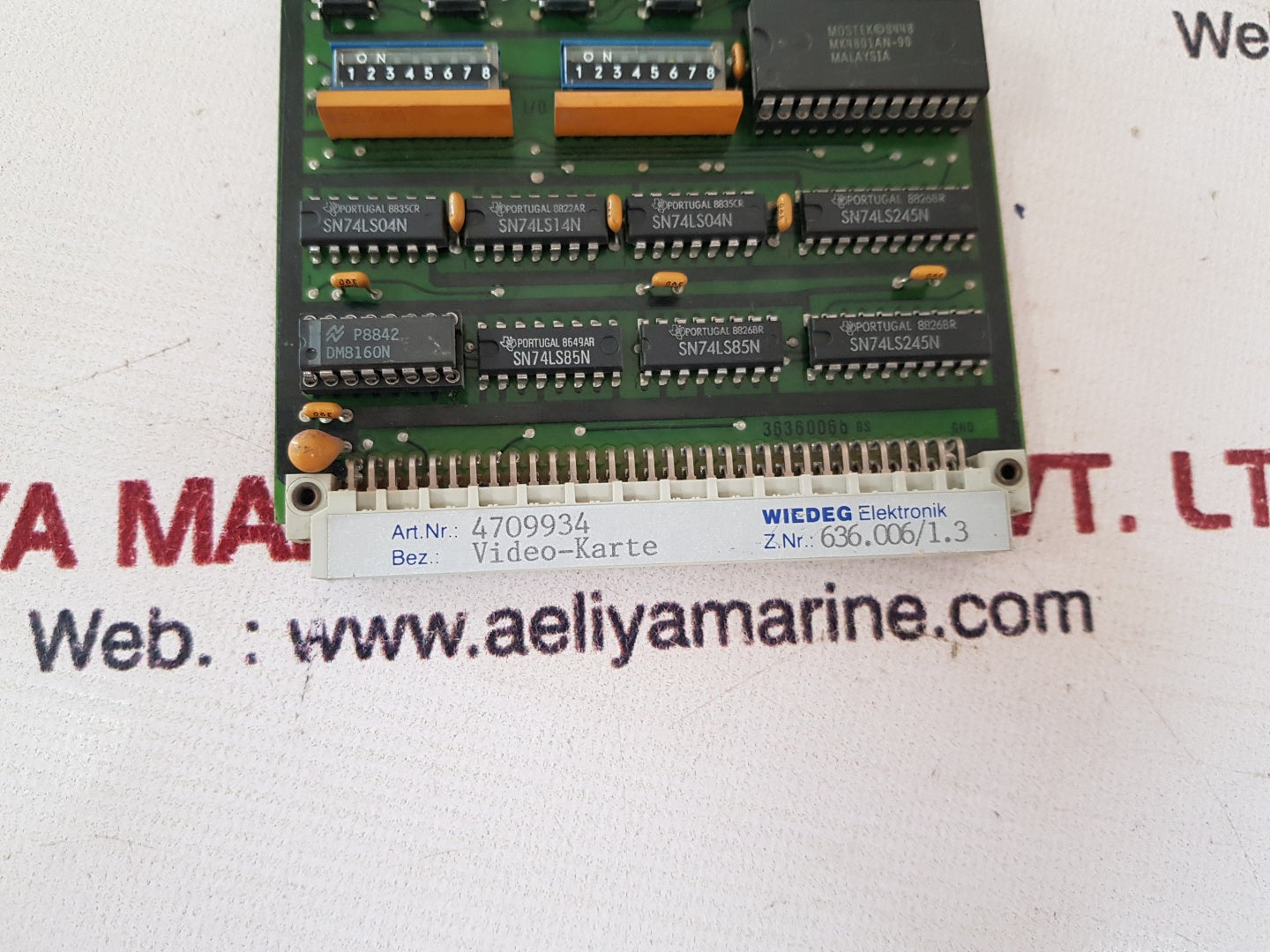 Wiedeg elektronik 4709934 video card  636.006/1.3