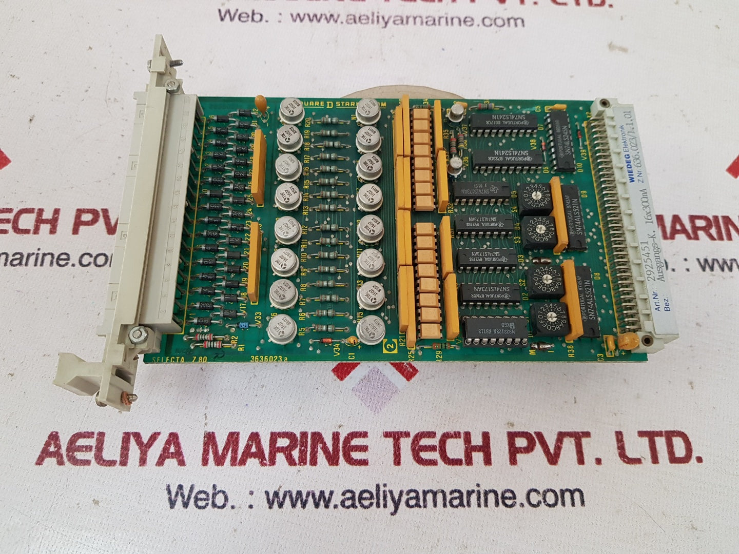 Wiedeg elektronik 2925451 output board 636.023/1.1.01