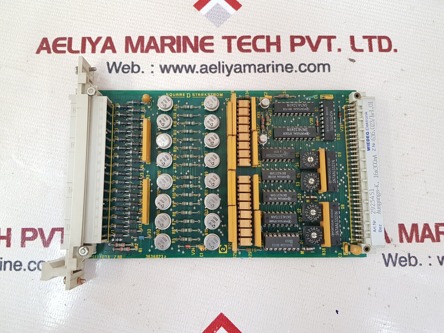 Wiedeg elektronik 2925451 output board 636.023/1.1.01