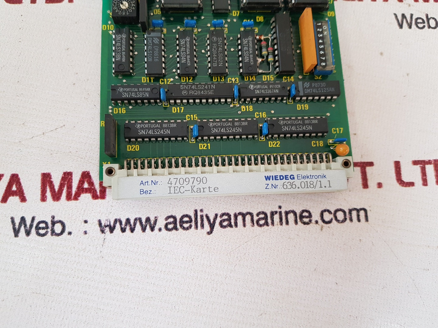 Wiedeg elektronik 4709790 iec card 636.018/1.1