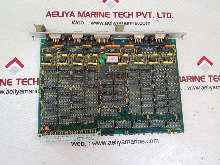 Wiedeg elektronik 4709980 slbr counter card 652.014/1.1