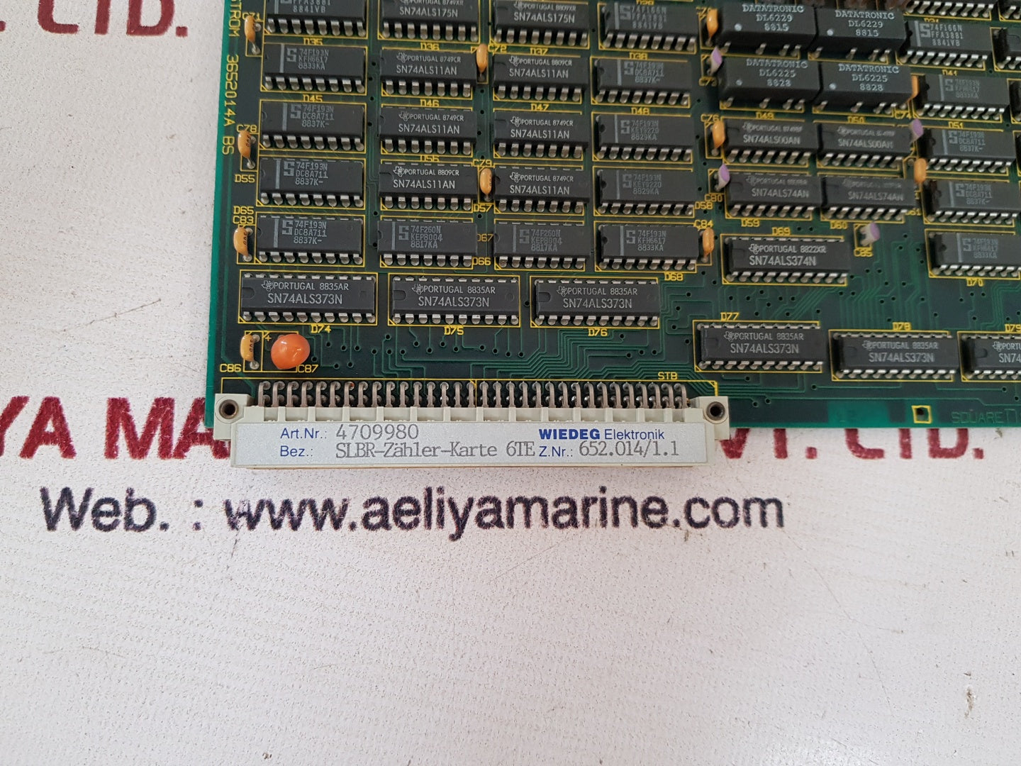 Wiedeg elektronik 4709980 slbr counter card 652.014/1.1