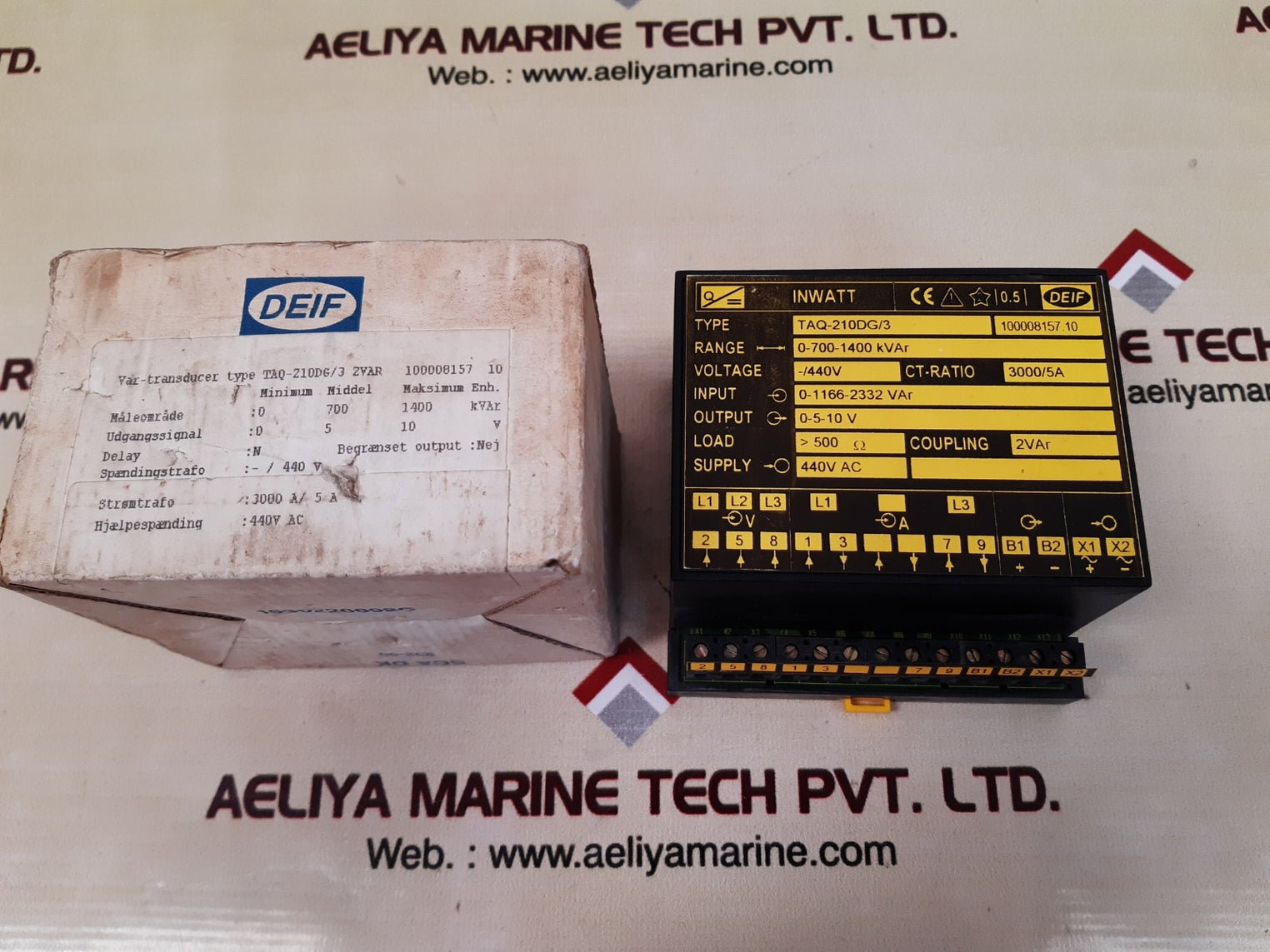 Deif taq-210dg/3 var-transducer 100008157.10