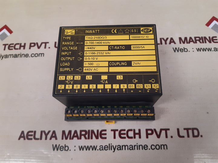 Deif taq-210dg/3 var-transducer 100008157.10