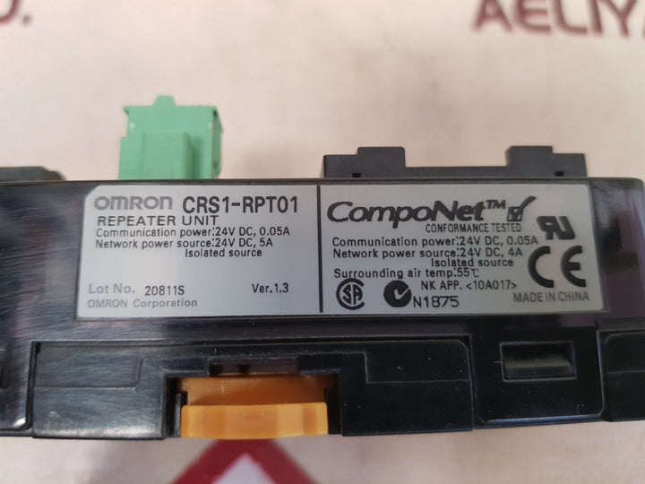 Omron Crs1-rpt01 Repeater Unit Air Temp: 55°C