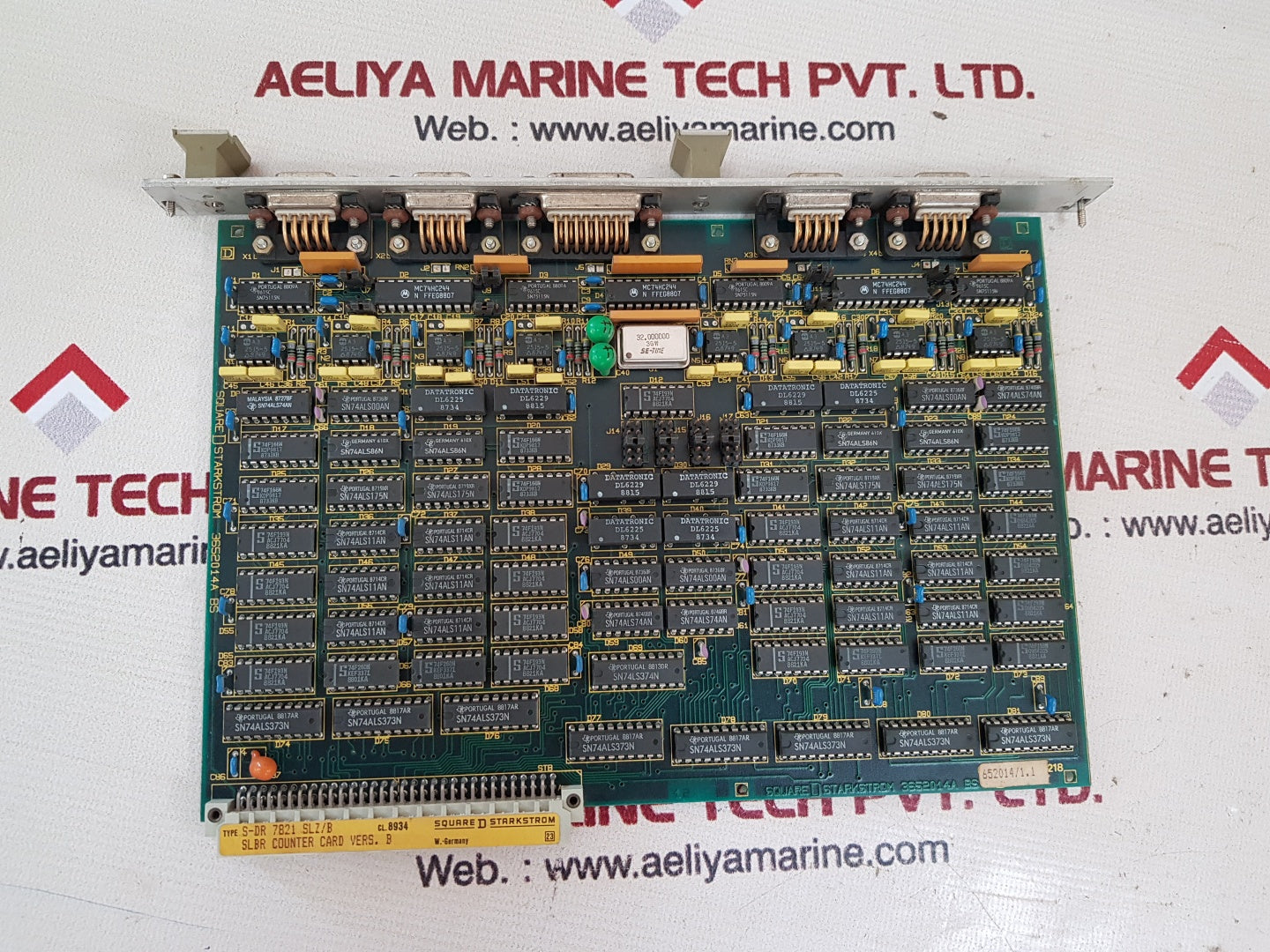 Square D s-dr 7821 slz/b slbr counter card