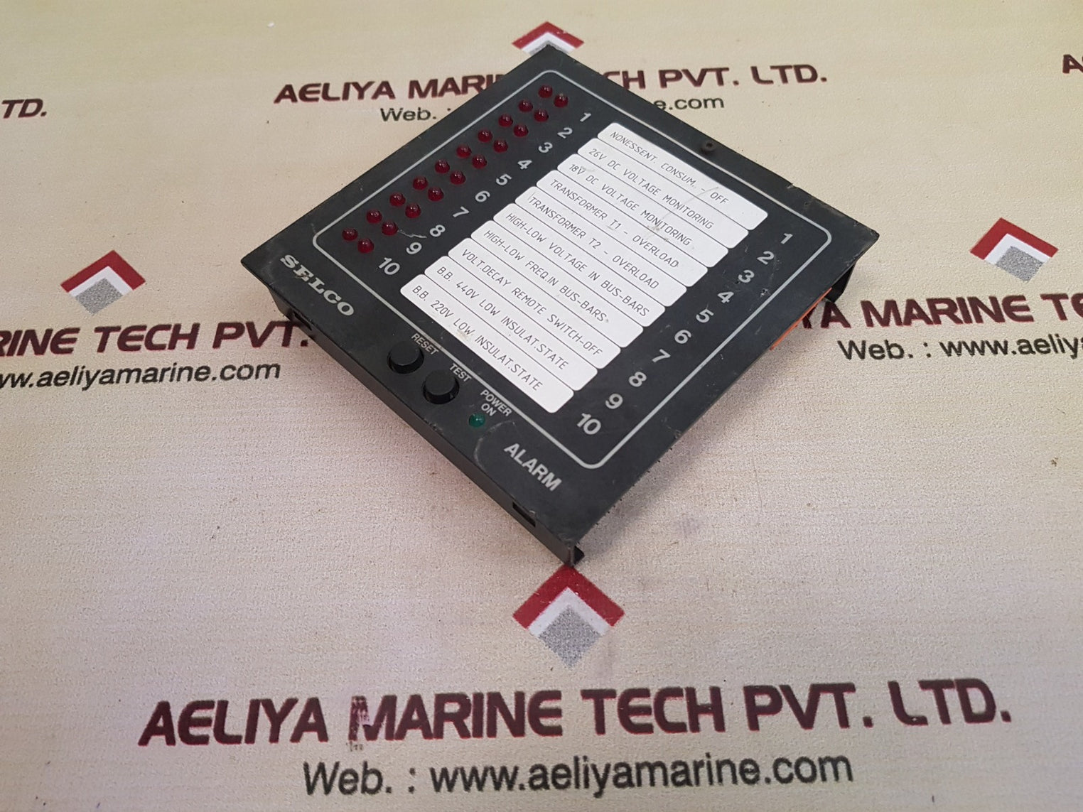 Selco M1000-24-00B Alarm Annunciator 314527