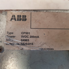 Abb Cp501 Display Control Panel