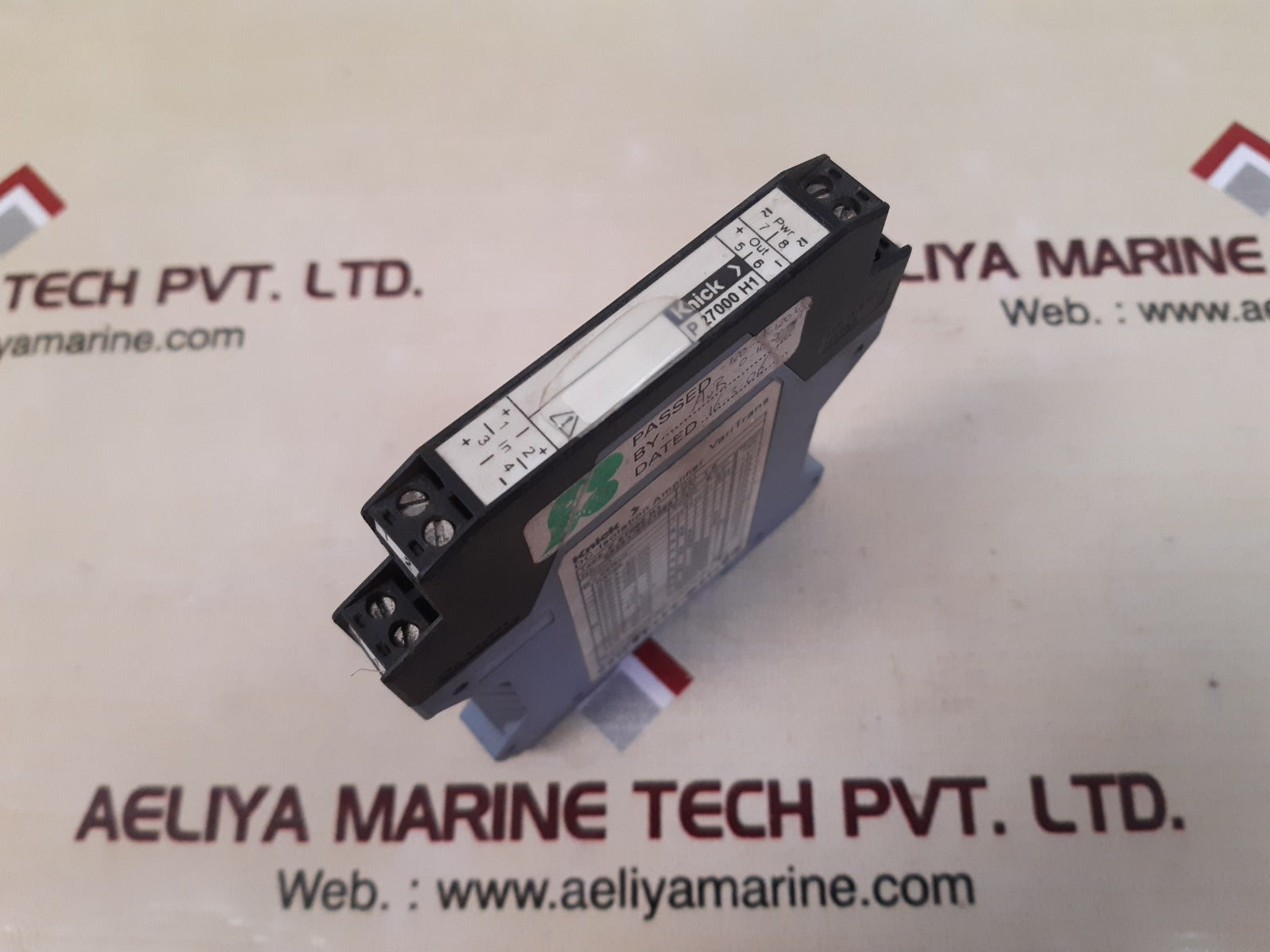Knick varitrans p 27000 h1 dcisolation amplifier Aeliya Marine Tech