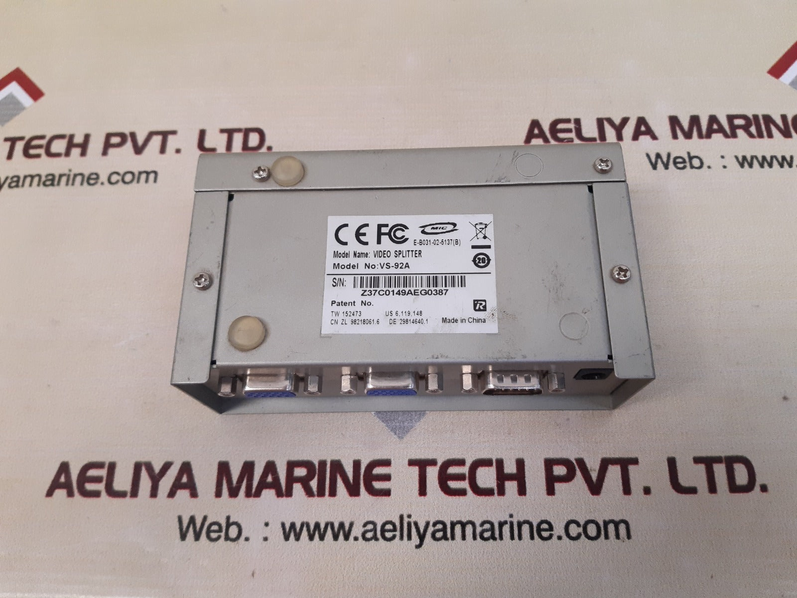 Aten vs-92a 2 port video splitter