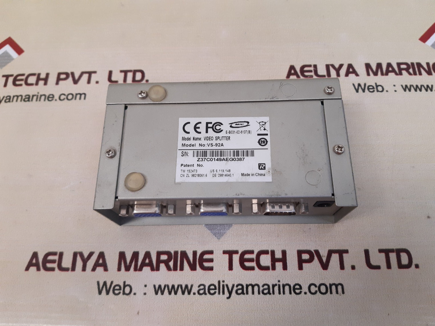 Aten vs-92a 2 port video splitter