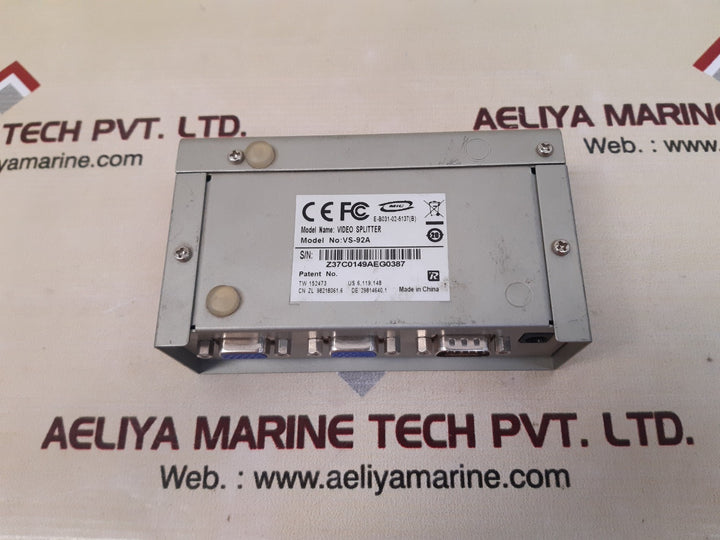 Aten vs-92a 2 port video splitter