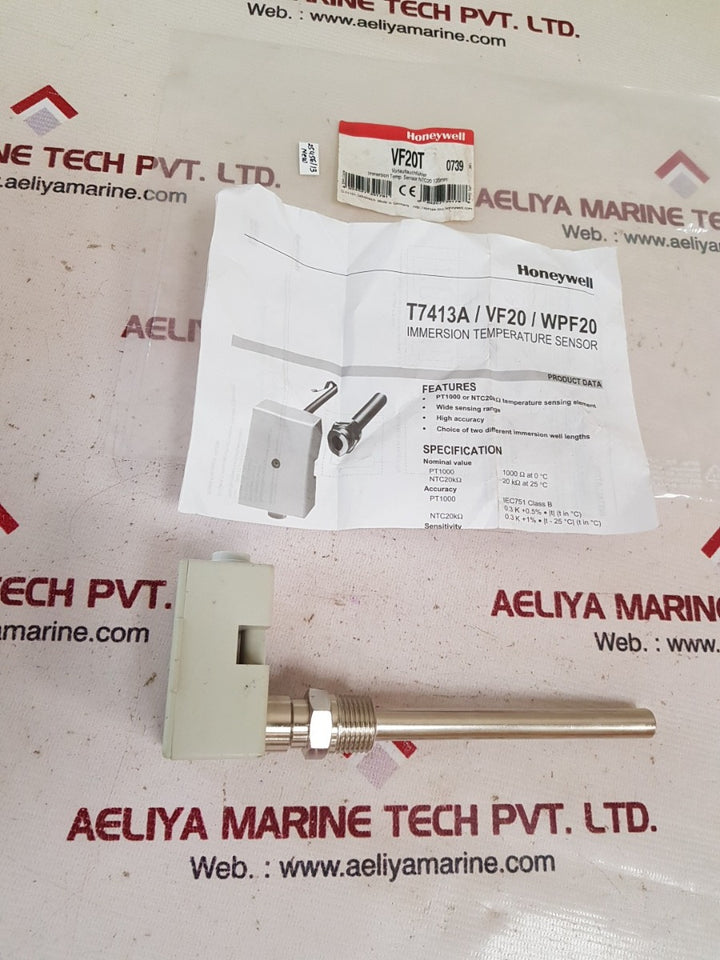 Honeywell Vf20T Immersion Temperature Sensor Ntc20 135Mm