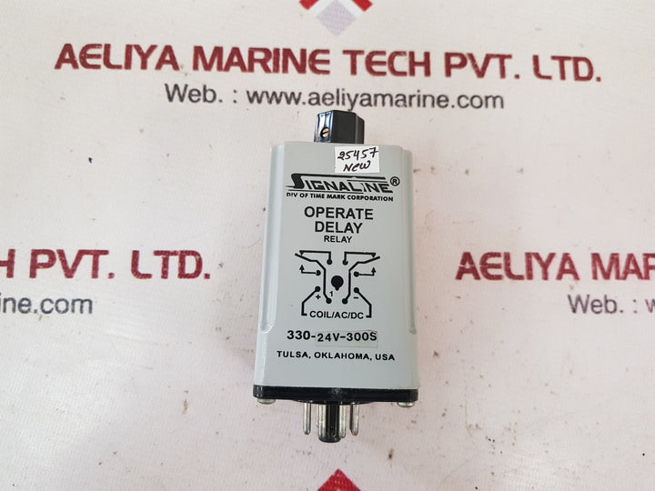 Signaline 330-24v-300s operate delay 