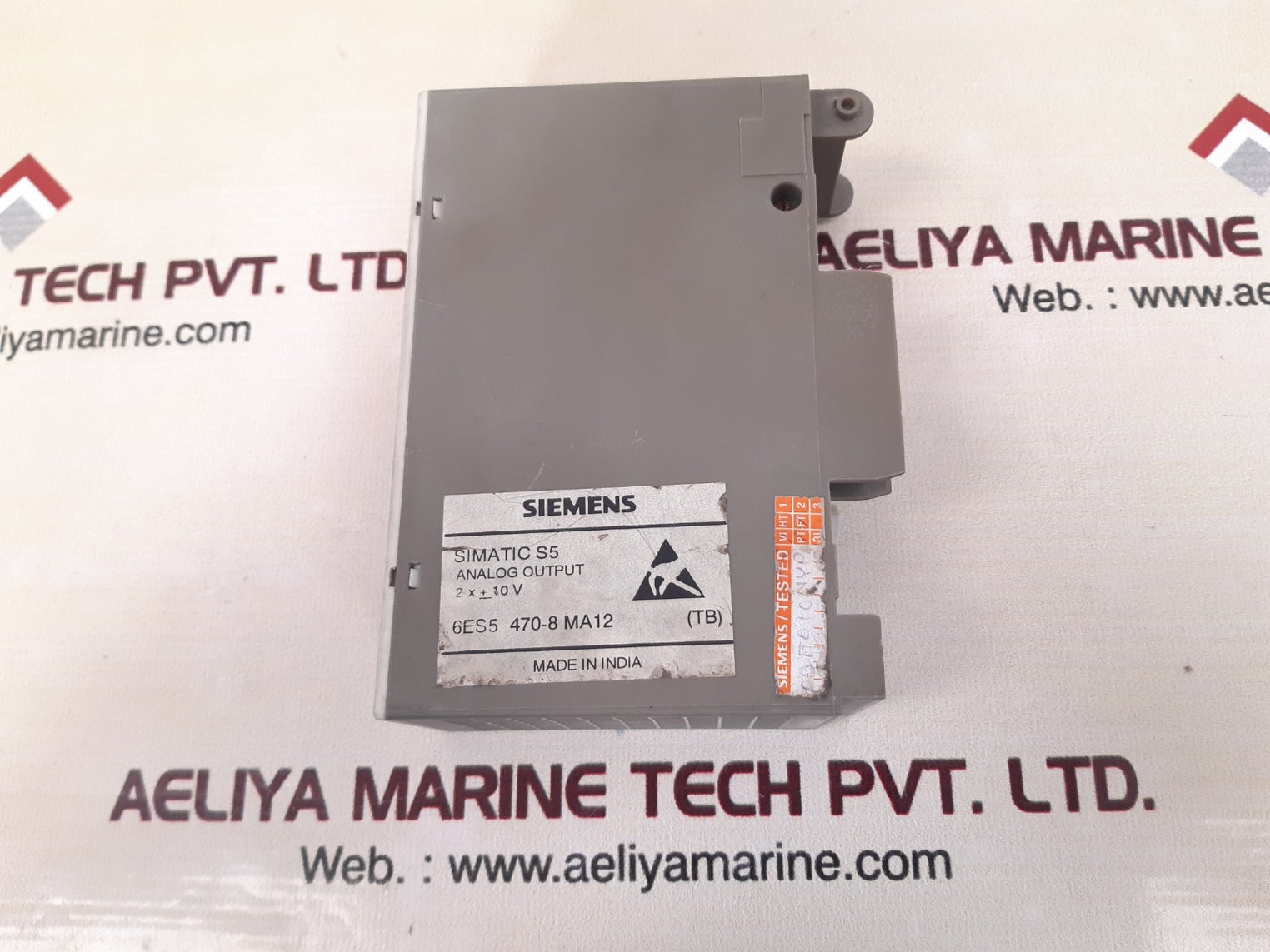 Siemens simatic s5 6es5 470-8ma12 analog output module