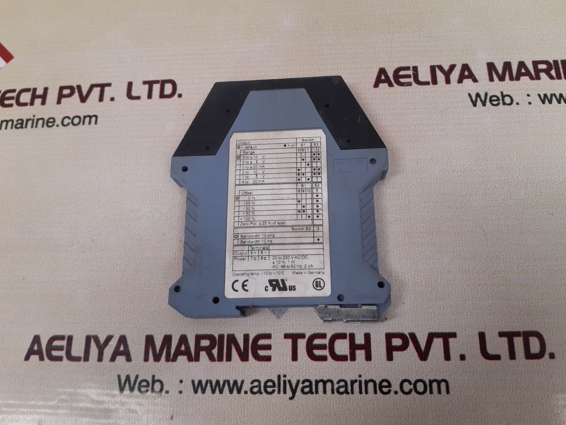 Knick varitrans p 27000 f1 dc-isolation amplifier