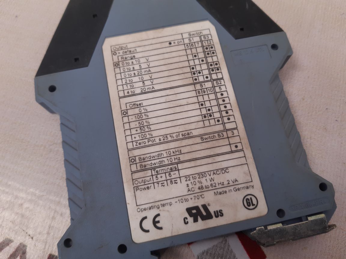 Knick varitrans p 27000 f1 dc-isolation amplifier