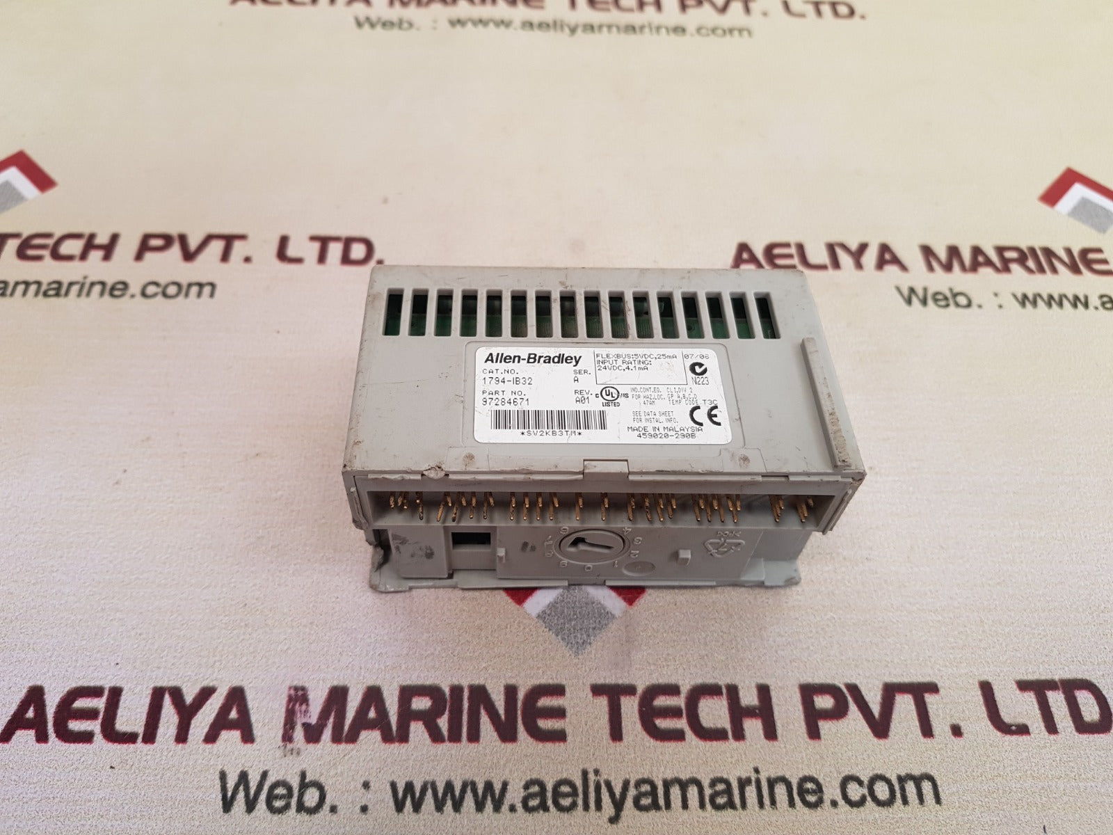 Allen-bradley 1794-ib32 ser.a flex i/o 24 vdc sink input module