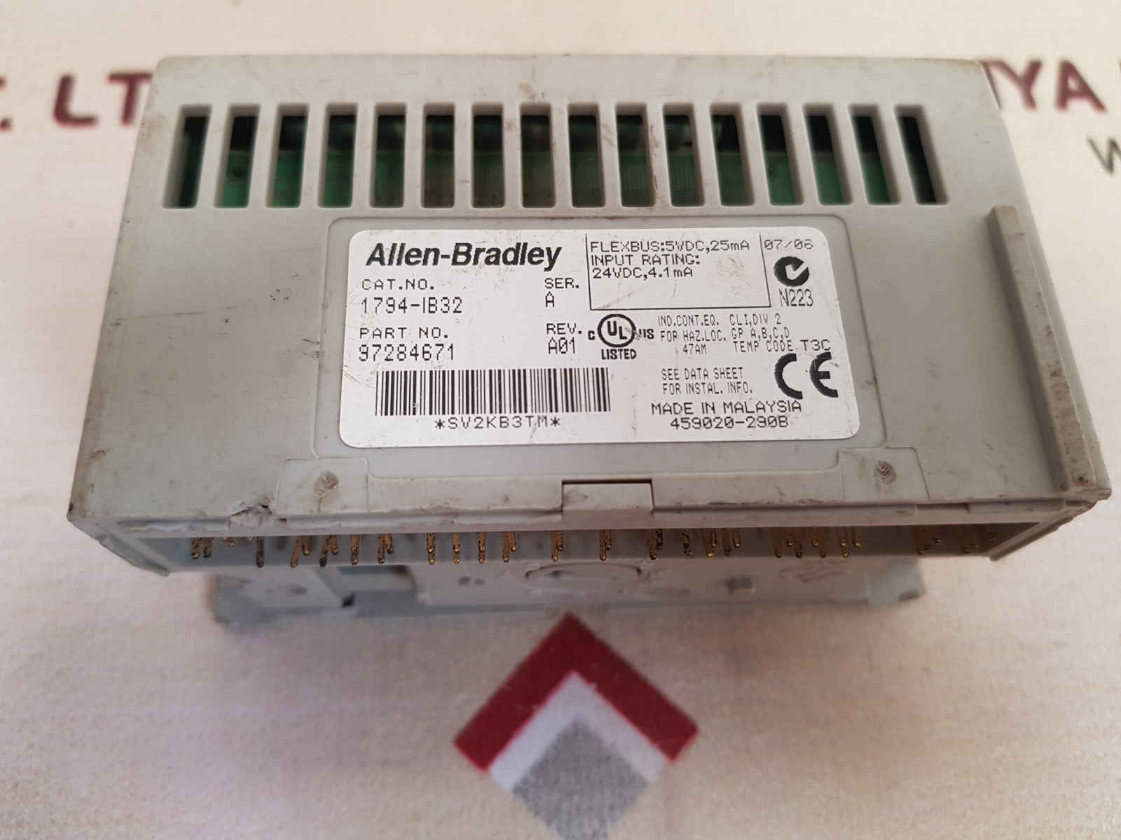Allen-bradley 1794-ib32 ser.a flex i/o 24 vdc sink input module
