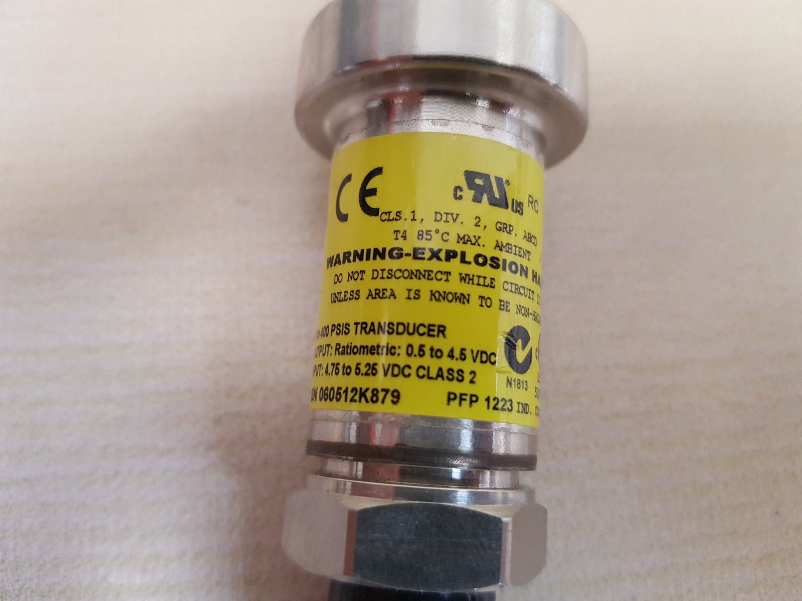 Johnson controls p499rfat504 025-29139-001 pressure transducer