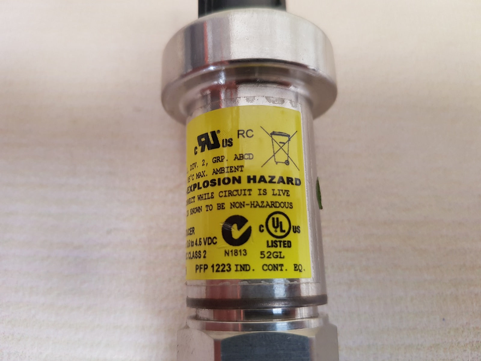 Johnson controls p499rfat504 025-29139-001 pressure transducer