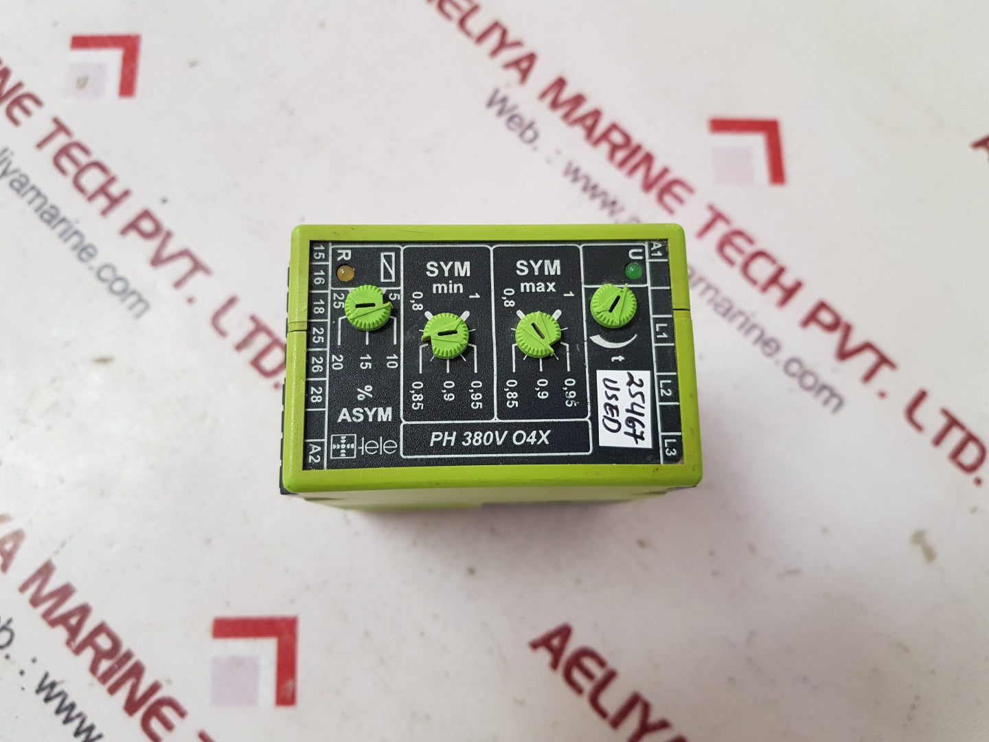 Tele ph-380v-04x time delay relay