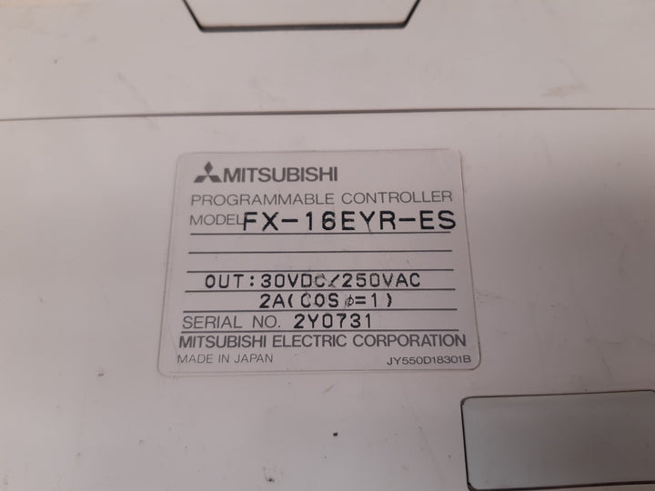 Mitsubishi fx-16eyr-es programmable controller