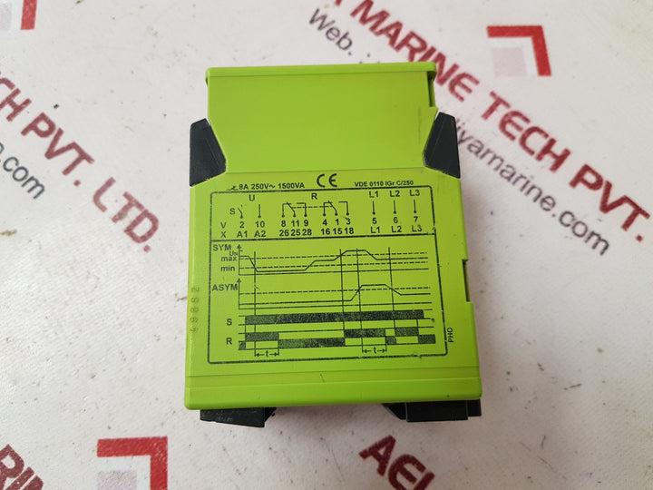 Tele ph-380v-04x time delay relay