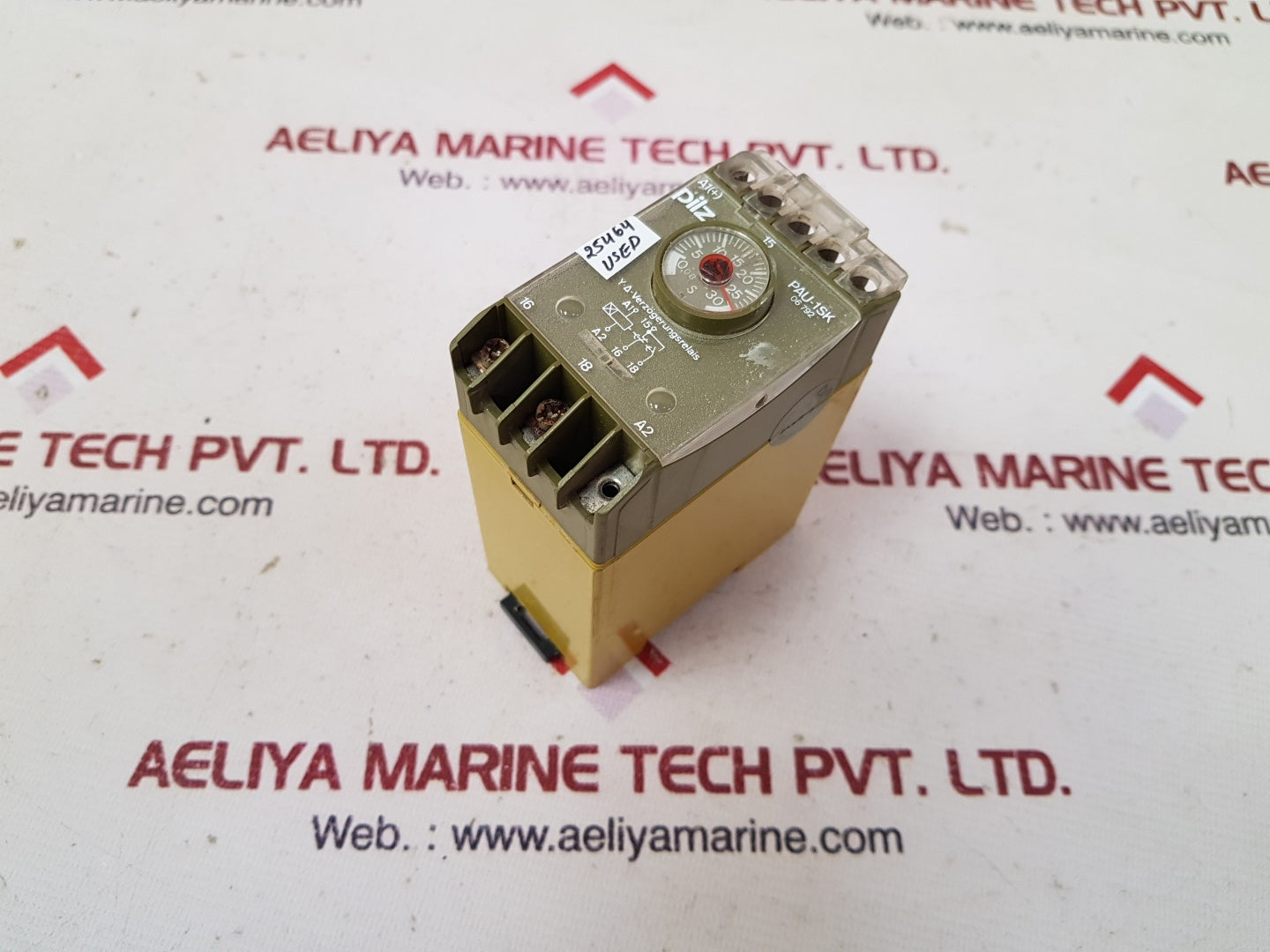 Pilz pau-1sk/30/230vws/1uz safety time delay relay