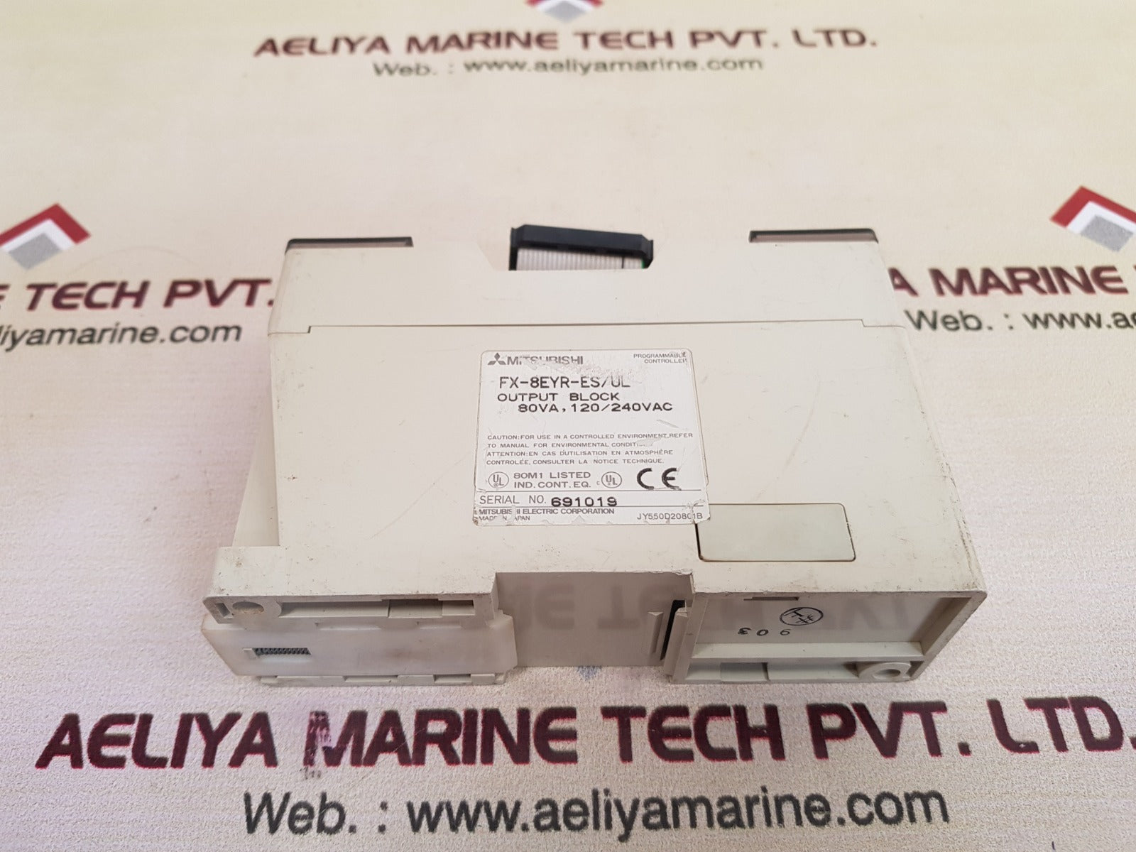 Mitsubishi Fx-8Eyr-es/Ul Programmable Controller Unit 120/240Vac