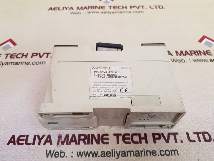 Mitsubishi Fx-8Eyr-es/Ul Programmable Controller Unit 120/240Vac