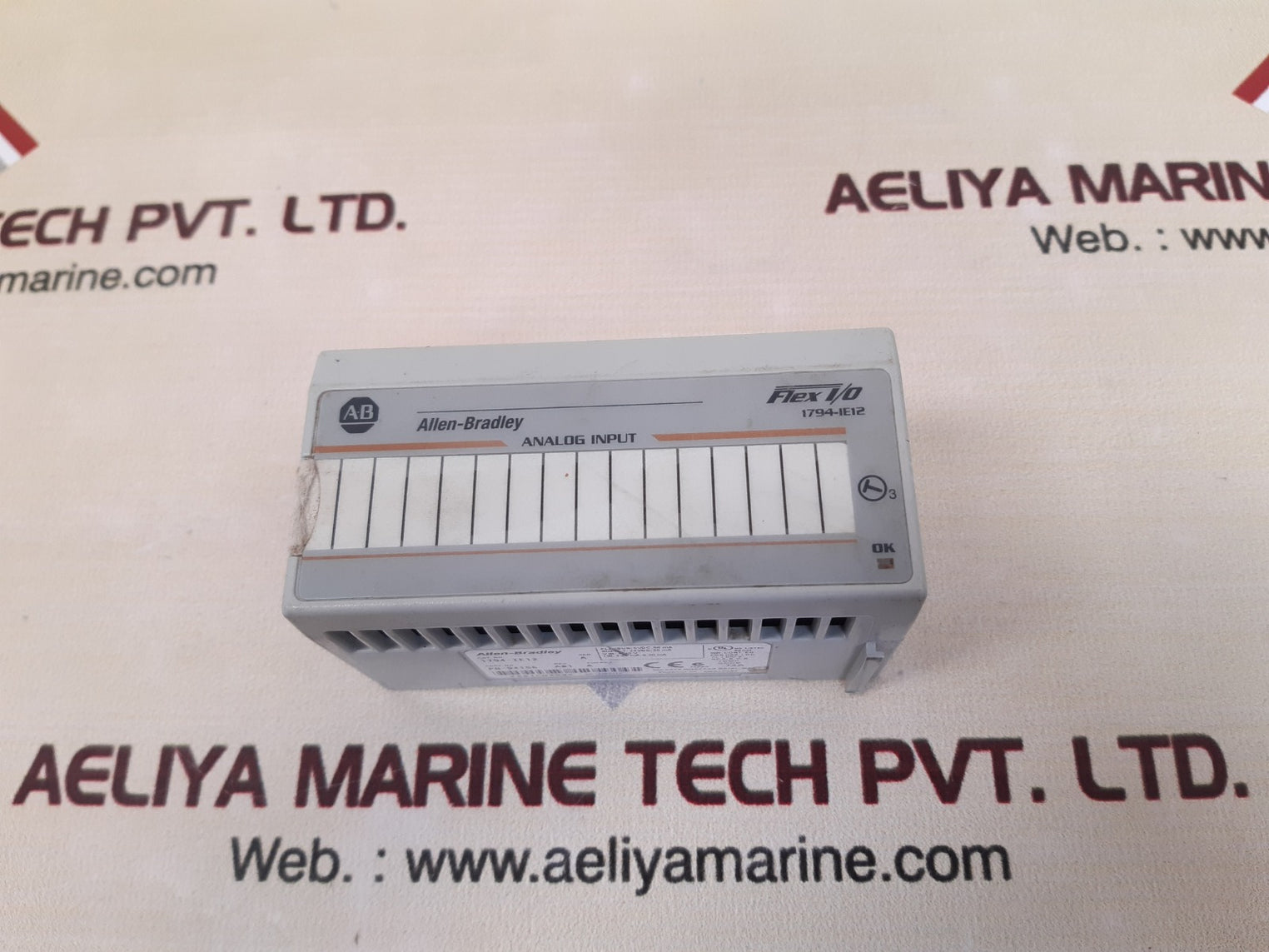 Allen-bradley 1794-ie12 flex i/o analog input module ser.a