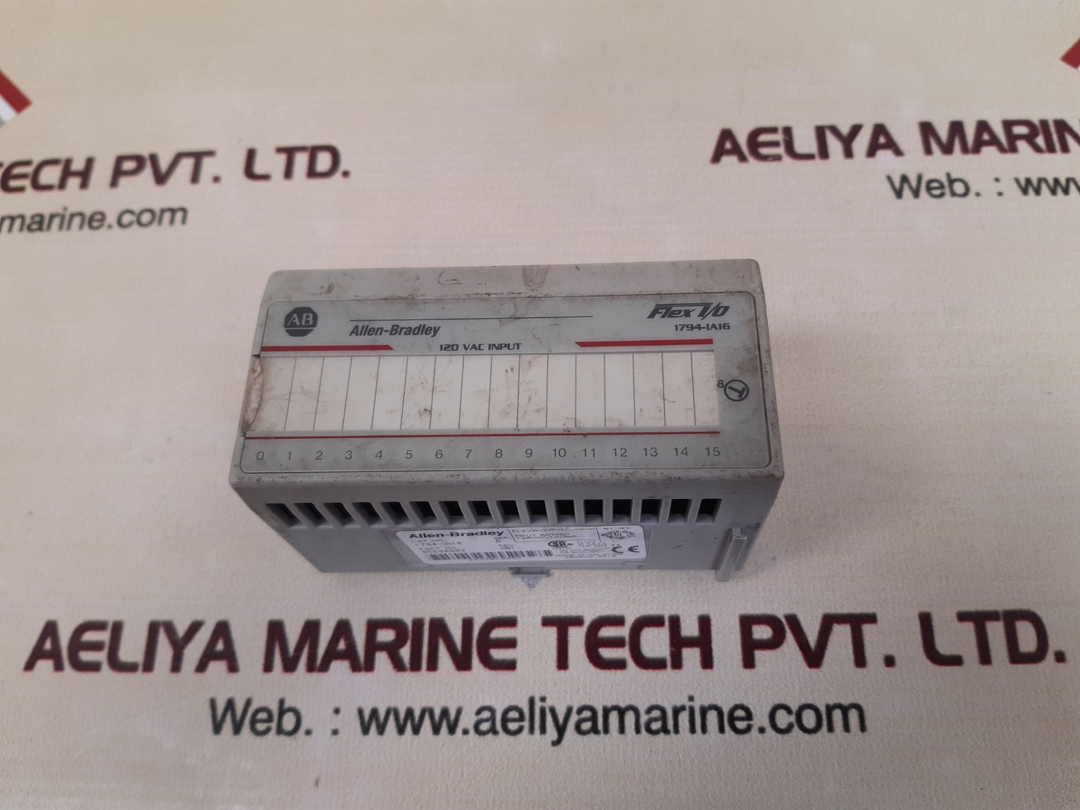 Allen-bradley 1794-ia16 flex i/o input module ser.a