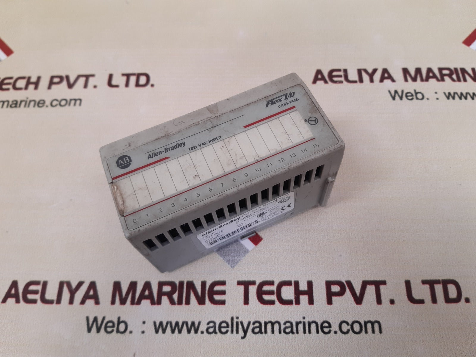 Allen-bradley 1794-ia16 flex i/o input module ser.a