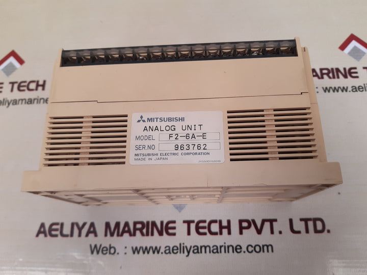 Mitsubishi melsec f2-6a-e analog unit